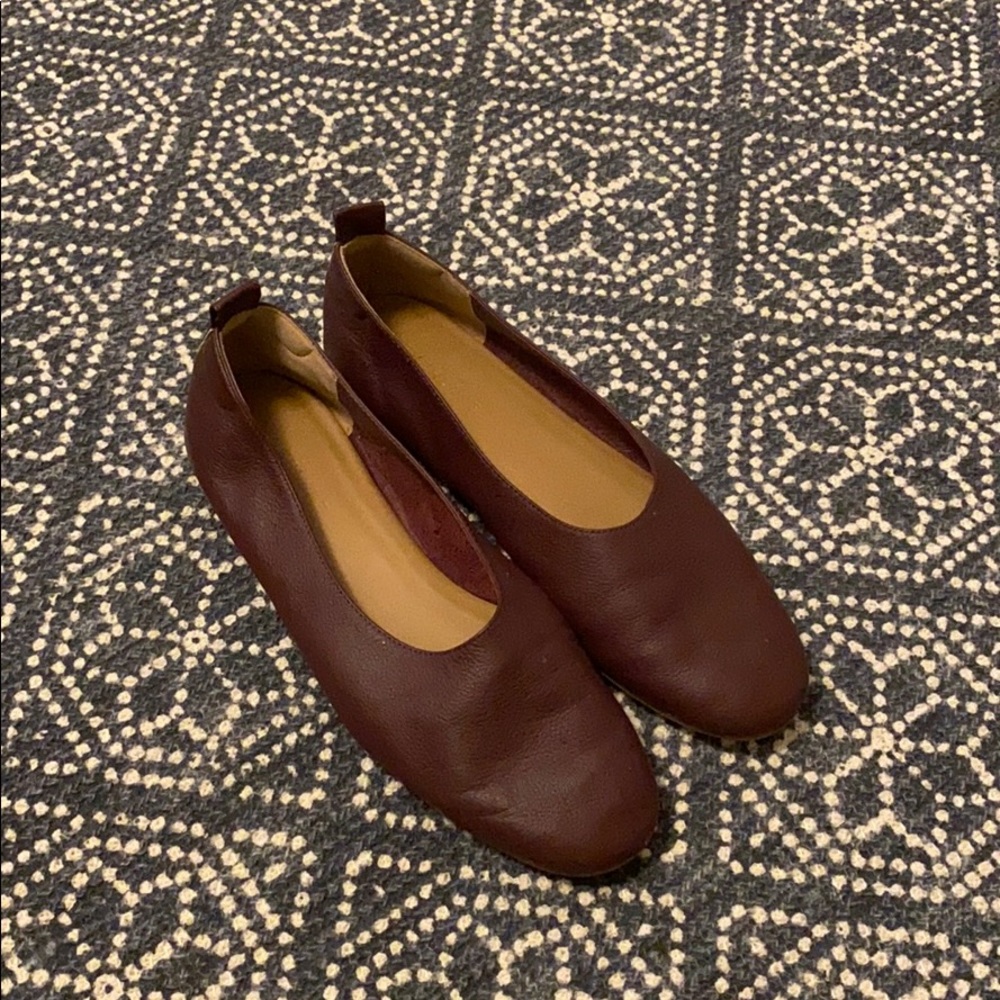 Burgundy Everlane Day Glove